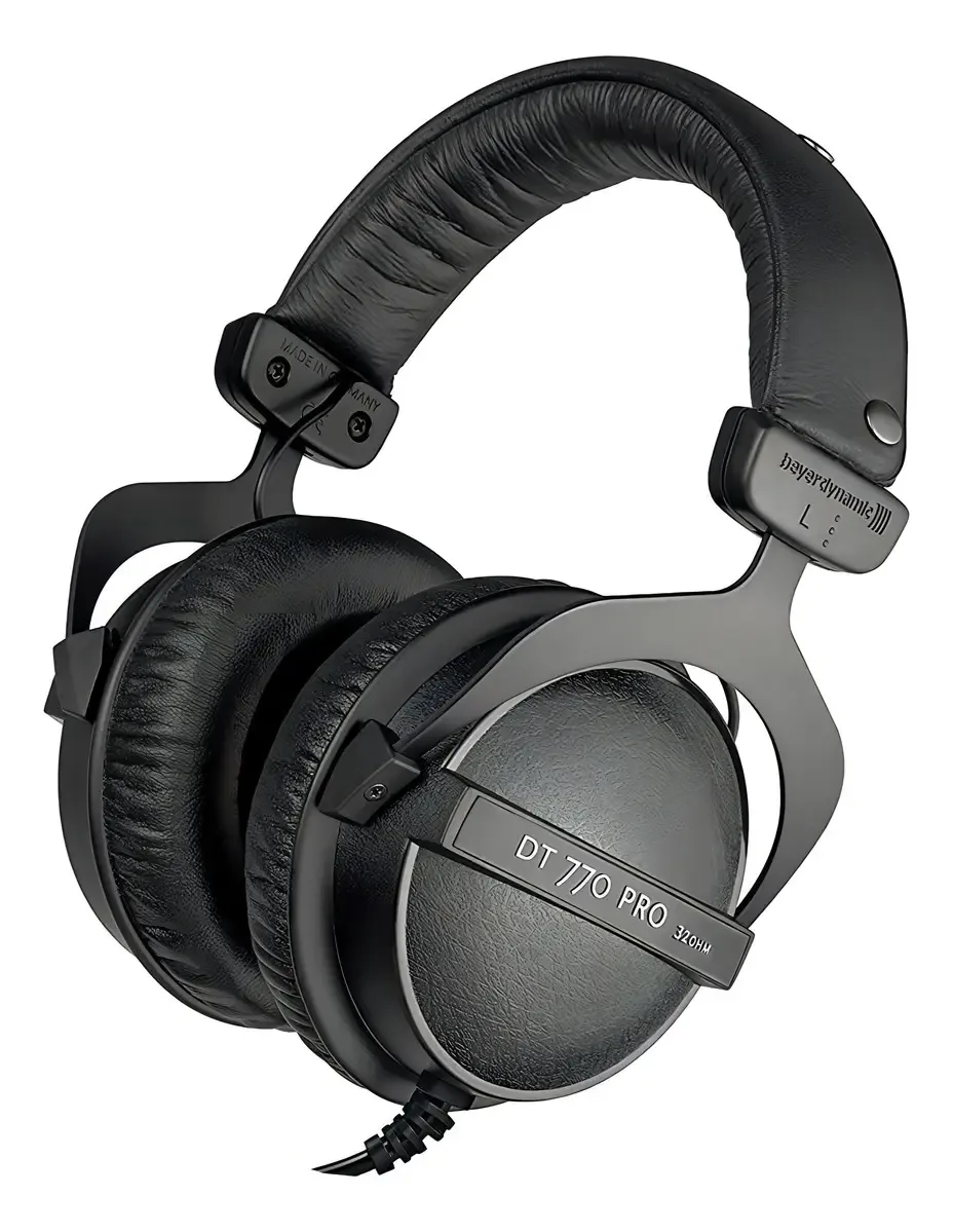 Fone De Ouvido Over-ear Beyerdynamic Dt 770 Pro 32 Ohm Preto