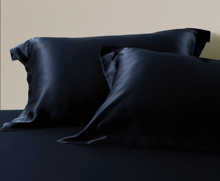 Fronha de Seda Oxford - 100% Pura - 19Mommes - Mulberry Charmeuse Silk (Seda Pura)