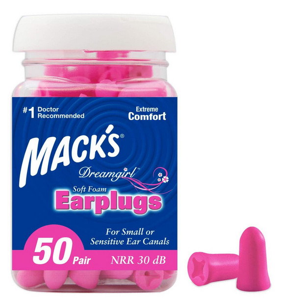 Macks Dreamgirl - Pote com 50 pares (Protetores Auriculares)