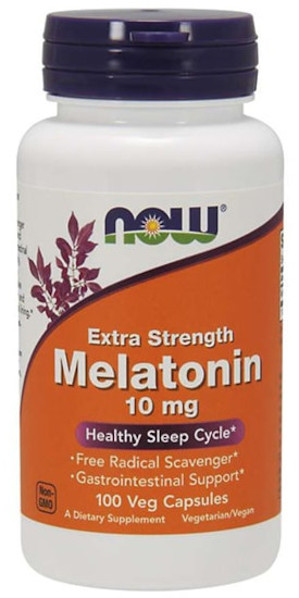Melatonina Extra Forte da Now Foods de 10mg. Enquanto a overdose de melatonina não é possível, os efeitos são desagradáveis.