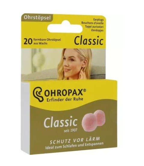 Ohropax Classic - Caixa com 10 Pares (20 unidades)