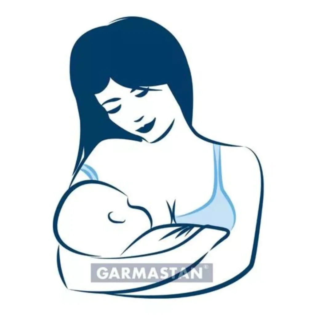 Ilustração de mãe amamentando