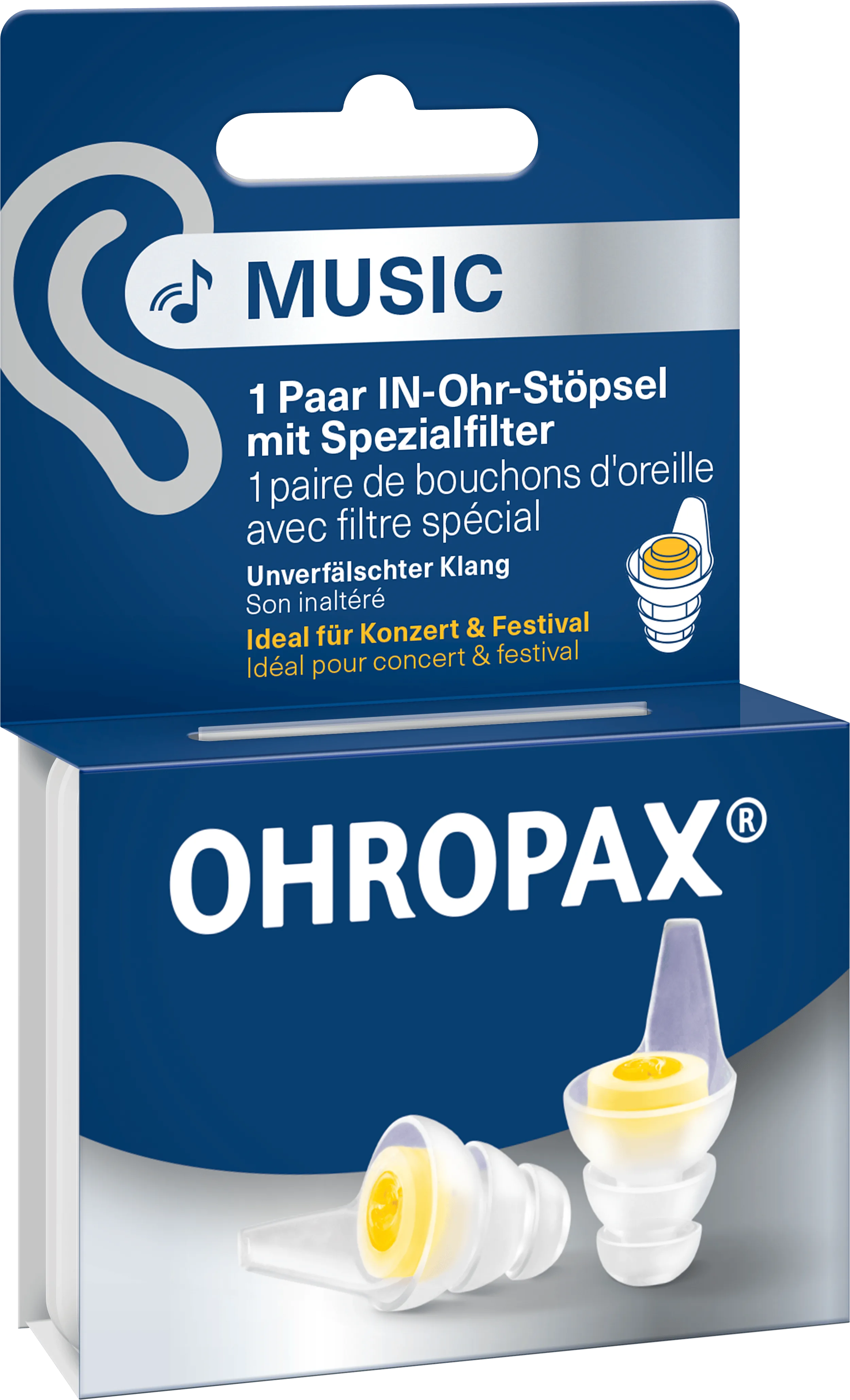 OHROPAX Music — protetor auricular para shows e festivais