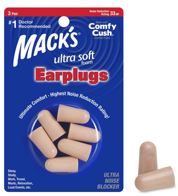Macks Ultra Soft (3 pares) - Espuma Super Confortável - 32Dbs