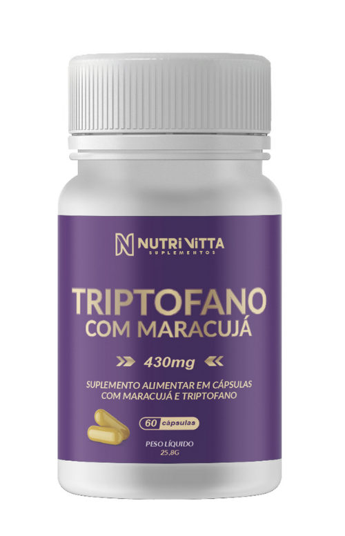 Triptofano e Maracujá Concentrado em Capsulas - Nutrinitta