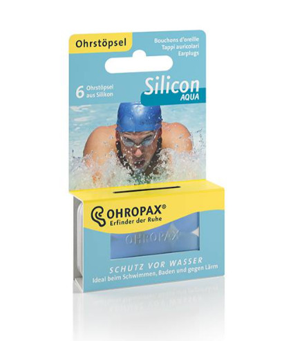 Ohropax Silicone Aqua - 3 Pares multi-uso
