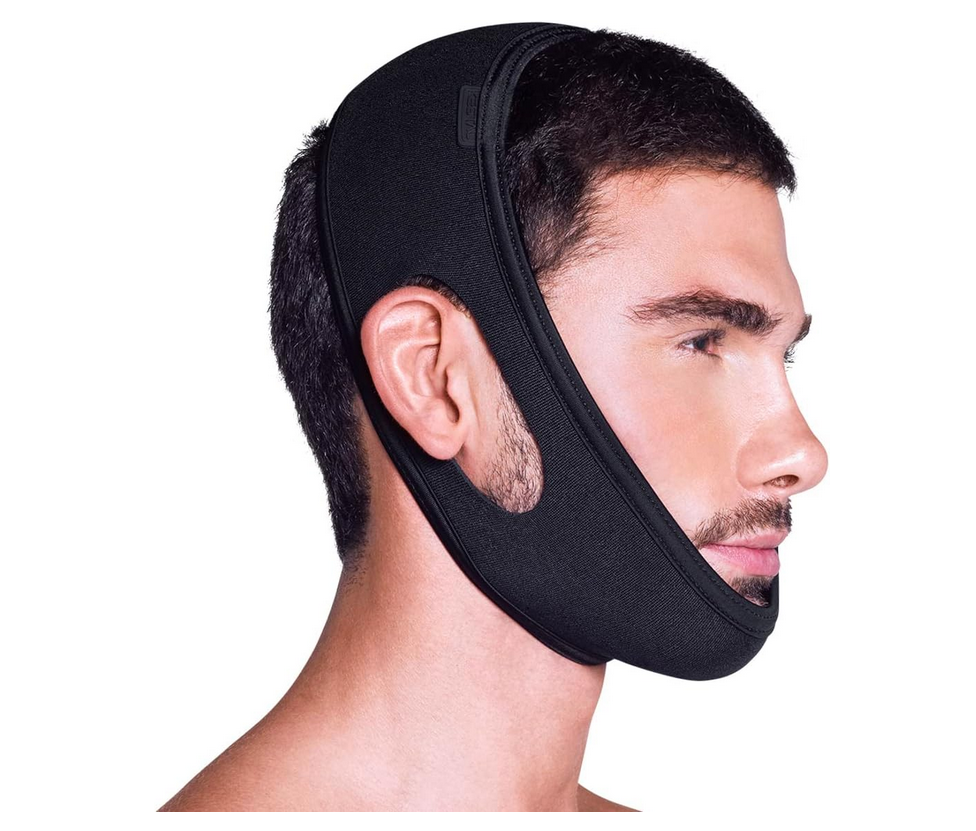 Faixa Mandibular Anti-Ronco Preta