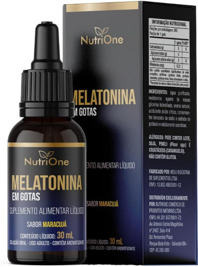 Melatonina em Gotas Sublingual 30ml - Nutrione