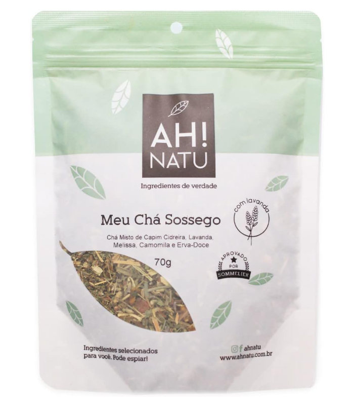 Meu Chá Sossego - Calmante e Relaxante - Ah! Natu 70g