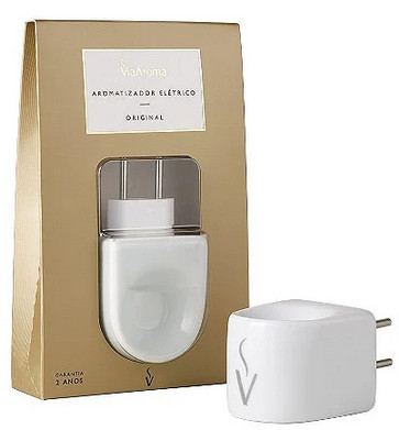 Aromatizador Elétrico Original tipo Plug em Porcelana- Bivolt  - Via Aroma